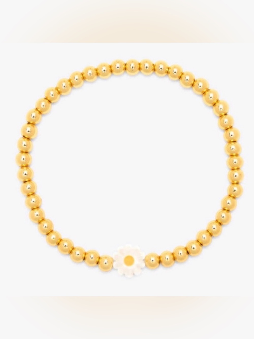 PURA VIDA Daisy Beaded Stretch Bracelet
